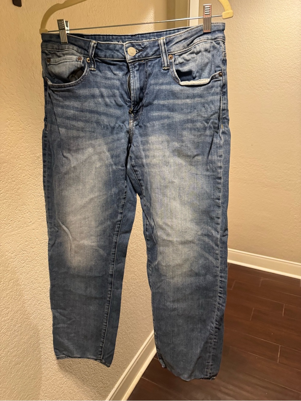 American Eagle Outfitters Light Blue Straight Jeans